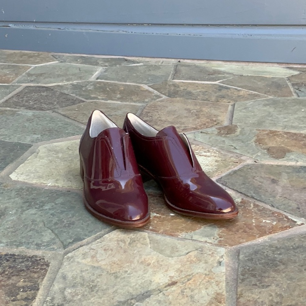 Maroon shoes